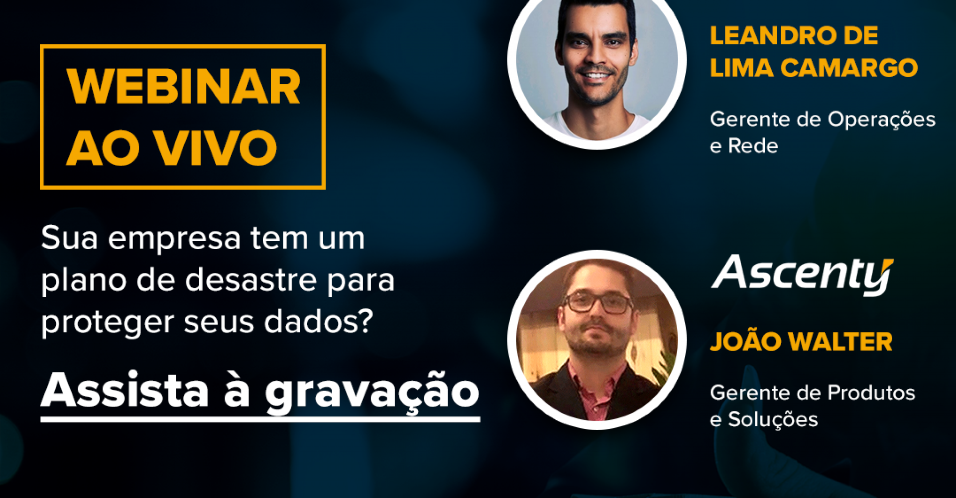 Sua empresa tem um plano de desastre para proteger seus dados?